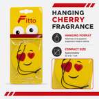 144 Pieces Hanging Card Air Freshener, Cherry Scent, 22 x 9 cm
