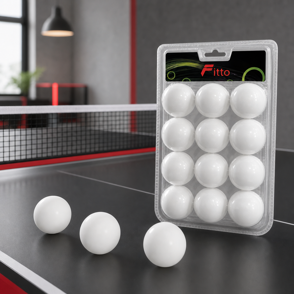 120 Pieces Table Tennis Balls, White, 12-Piece Pack for Practice and Recreational Play