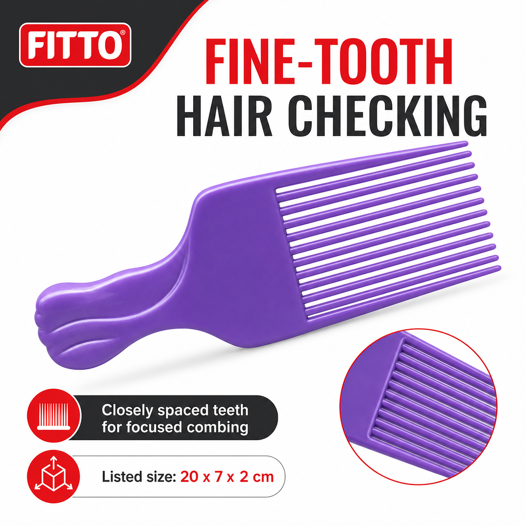 240 Pieces Lice Combs, Fine-Tooth Hair Grooming Tool, Assorted Colour, 1 Piece, 20 x 7 x 2 cm