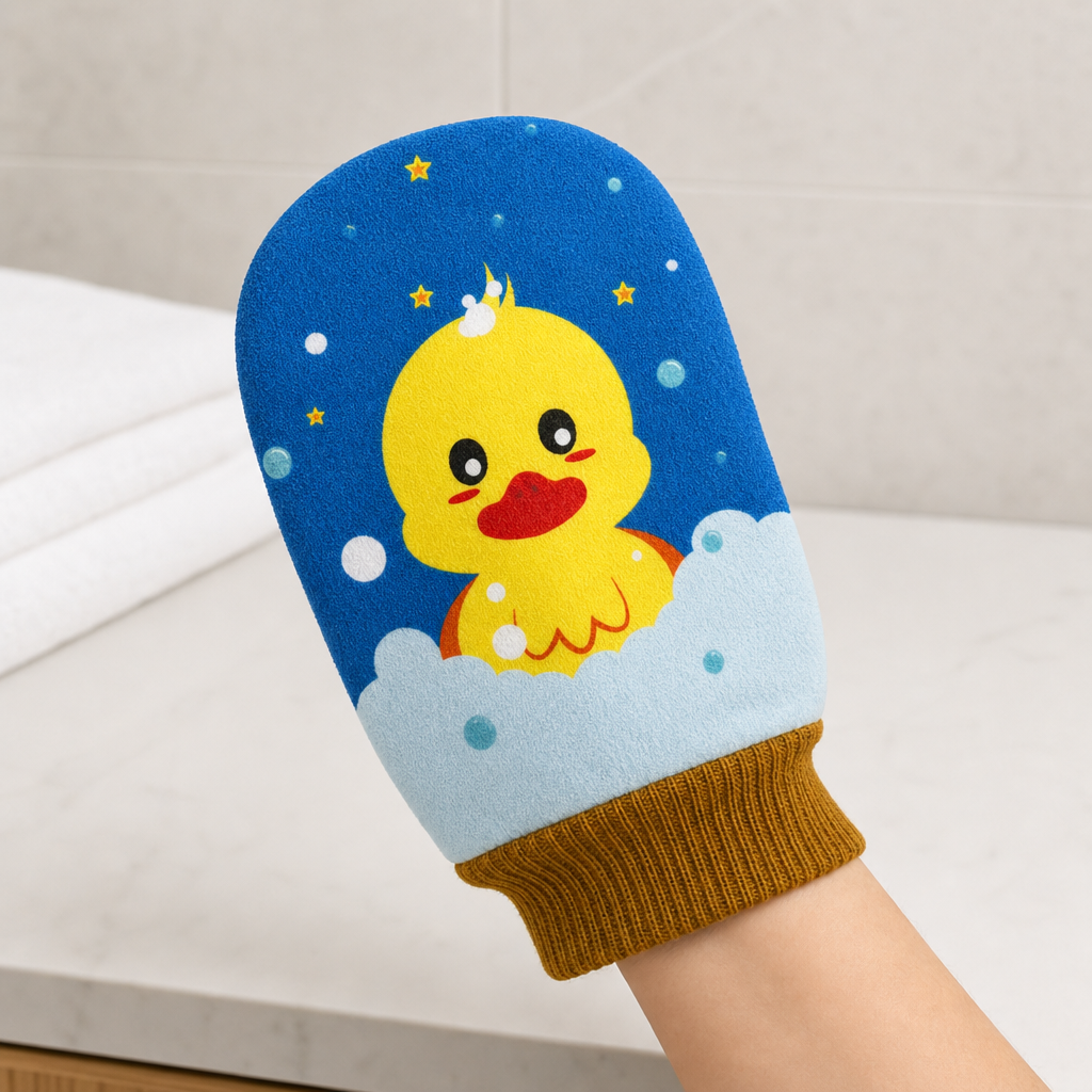 144 Pieces Bath Towel Mitt, Assorted Colour, 14 × 23 cm, 1 Piece