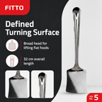 120 Pieces Stainless Steel Roti Turner, Size No. 5, 32 cm Kitchen Utensil