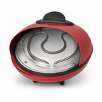 48 Pieces Electric Pizza Maker, 1800 W Red Countertop Appliance with Non-Stick Plates, 1 Piece