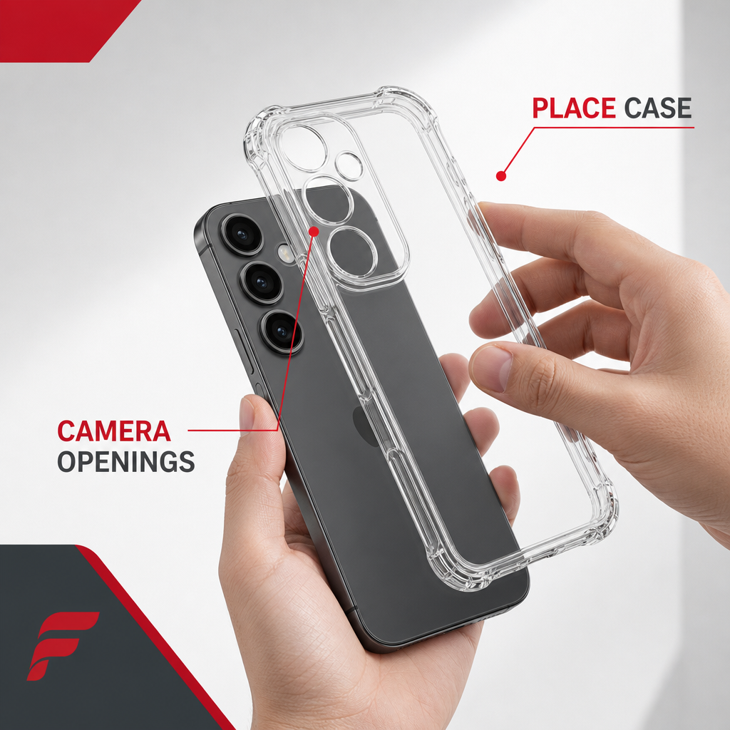 240 Pieces Clear Anti-Burst Protective Phone Cases with Reinforced Corners for iPhone 17 Pro