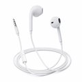 120 Pieces Wired Earphoneses with Inline Microphone, 3.5mm AUX Connection, White