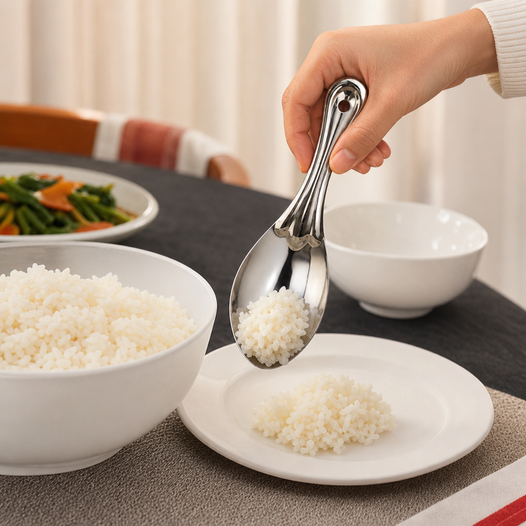 96 Pieces Stainless Steel Rice Serving Spoon, Medium, 26 cm