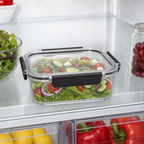 96 Pieces Leak-Proof Sealed Food Storage Containers, 500 mL, 15 x 11 x 6.5 cm
