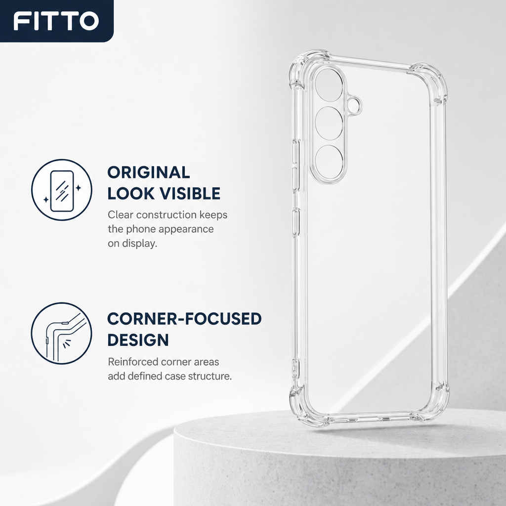 240 Pieces Clear Protective Phone Cases with Reinforced Corners, Transparent Design, 1 Piece