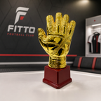 72 Pieces Goalkeeper Glove Trophy, Gold Decorative Award, 27 cm