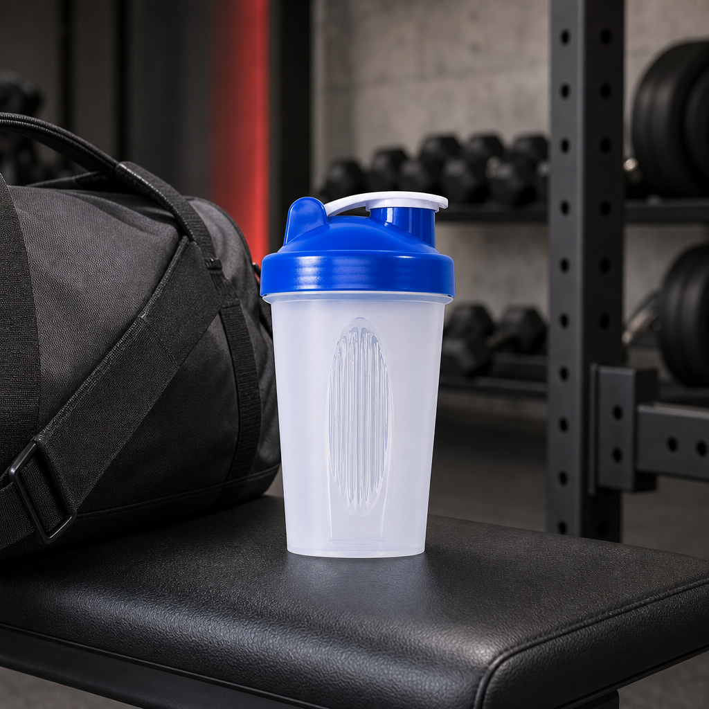 96 Pieces Protein Shaker Bottle with Mixing Insert and Carry Loop, 19 x 9 x 9 cm