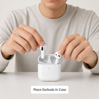72 Pieces Mini Air Wireless Earbudses With Noise-Cancelling Microphone, Stereo Handsfree Calling and Charging Case