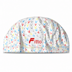 120 Pieces PU Swimming Cap for Adults, Patterned Pool Hair Cover, Assorted Colour, 1 Piece