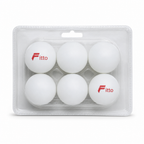 144 Pieces Table Tennis Balls, 6-Pack, Round Sports Balls for Practice and Recreational Table Games