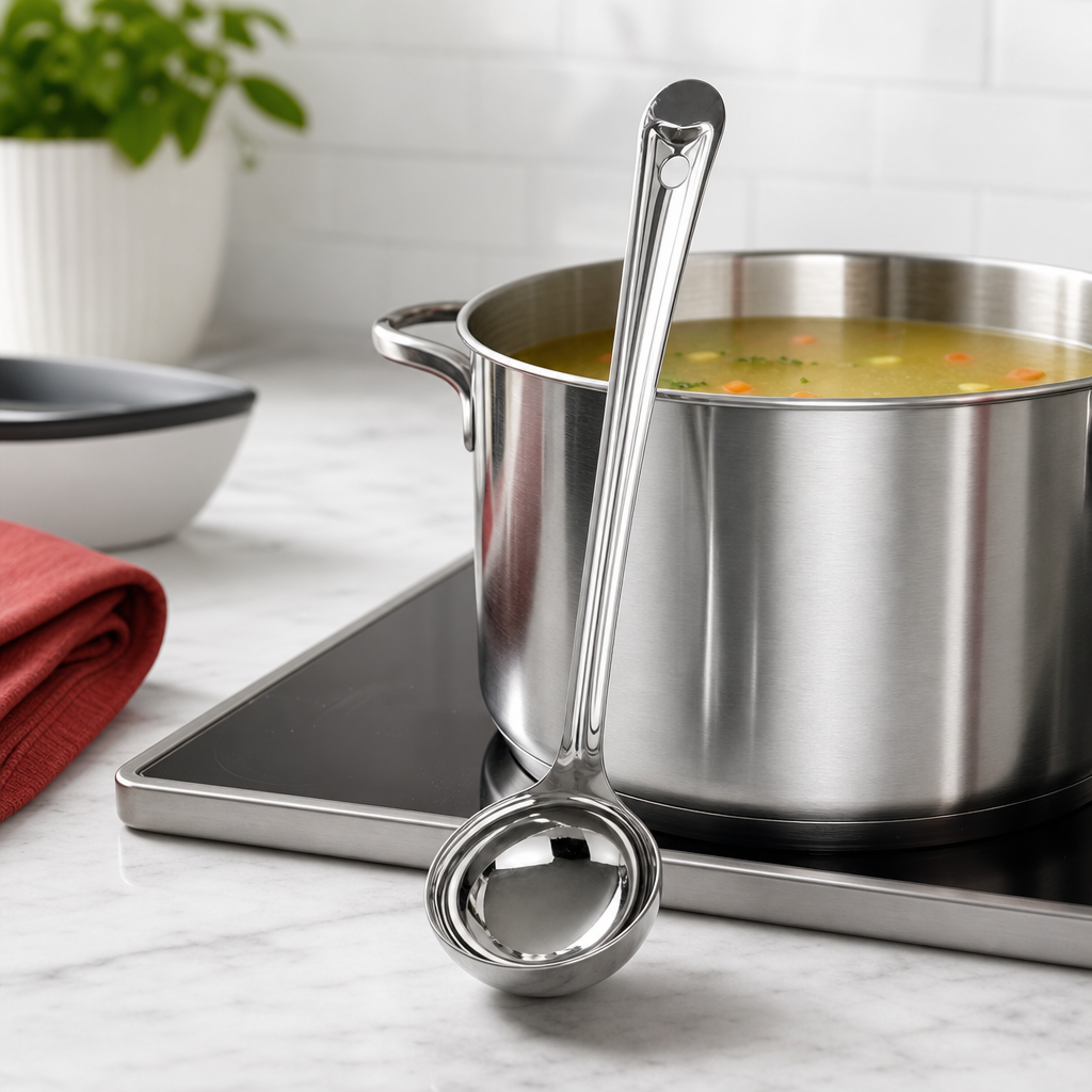 96 Pieces Stainless Steel Basting Ladle, Size No. 7, 36 cm Long Handle for Cooking and Serving