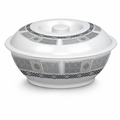 96 Pieces Melamine Bowl with Lid, 9 Inch, Round Covered Serving Bowl