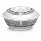 96 Pieces Melamine Bowl with Lid, 9 Inch, Round Covered Serving Bowl