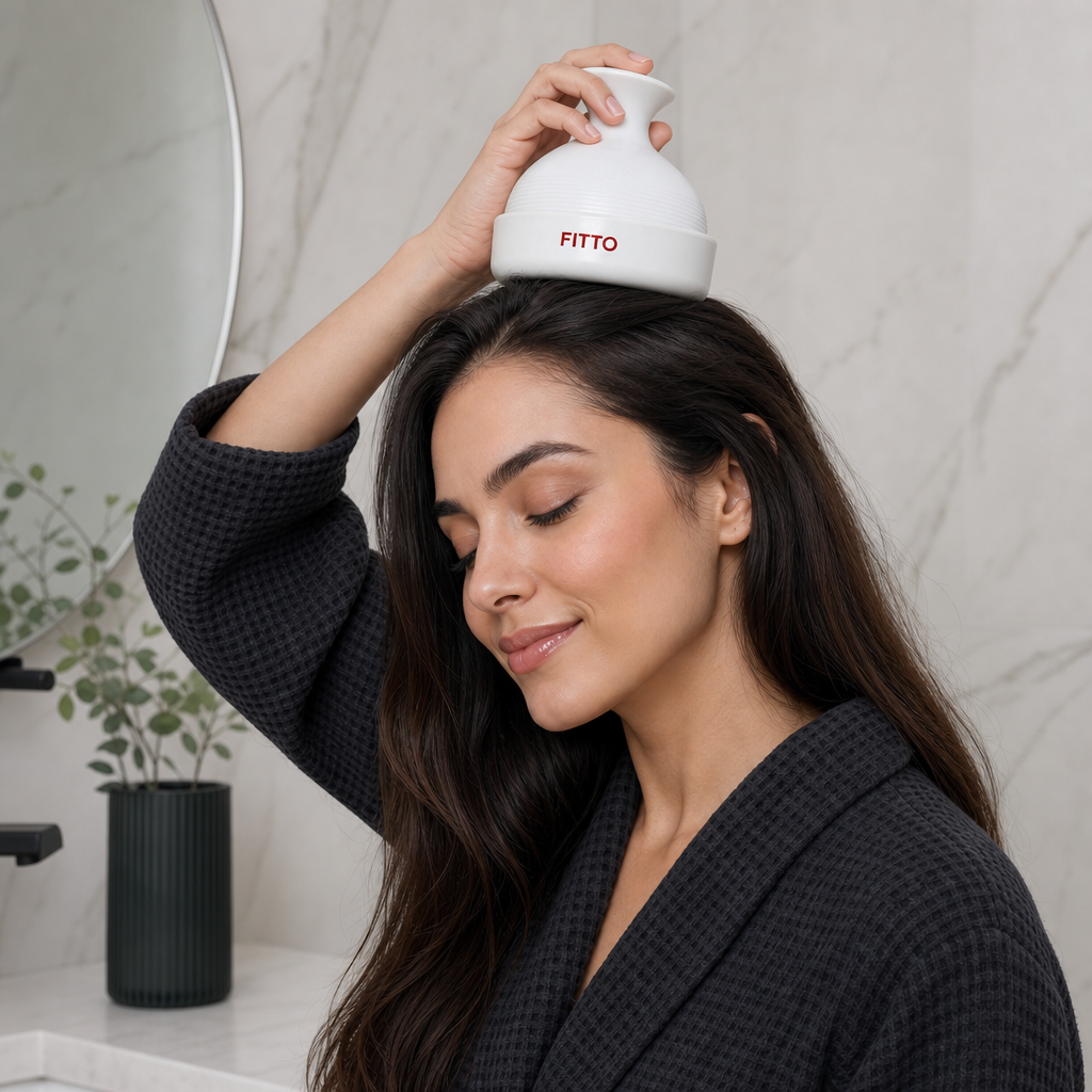 60 Pieces White Electric Scalp Massager, Hair Care Tool, 1 Unit