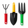 120 Pieces Garden Hand Tools Set, 3-Piece Assorted Colour Cultivating Tools with Plastic Handles