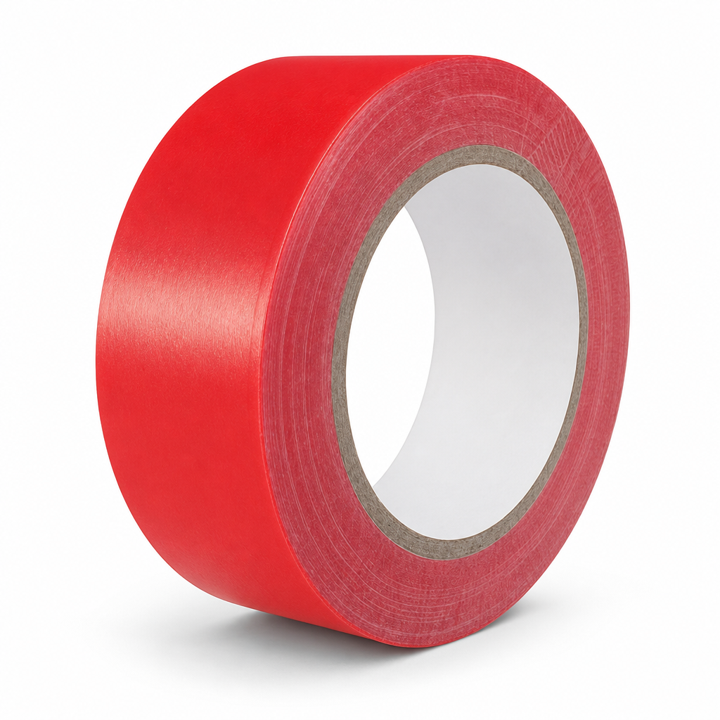 96 Pieces Adhesive Tapes, Red Self-Adhesive Roll, 48 mm x 20 yd, 1 Roll