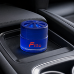 72 Pieces Car Air Fresheners Gel, New Car Scent, Blue, 8 x 8 x 7 cm