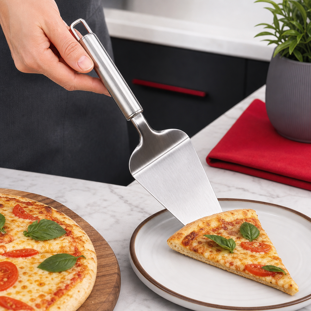 96 Pieces Stainless Steel Pizza Turner, 31 x 9 cm Kitchen Serving Spatula