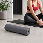 72 Pieces Yoga Mat 10mm Grey, Single Exercise Mats for Yoga, Stretching and Floor Workouts
