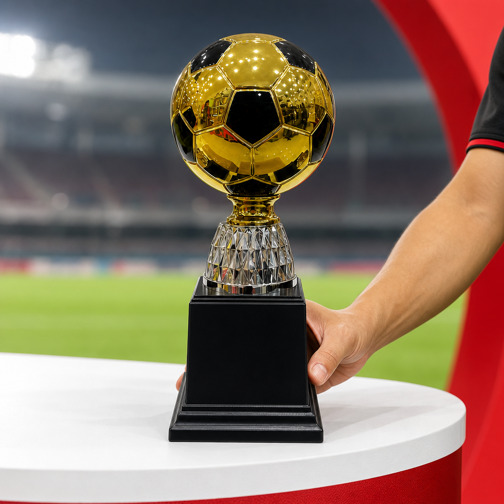 72 Pieces Plastic Football Trophy 18 cm Black and Gold Award Cup for Sports Recognition