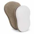 120 Pieces 2-in-1 Microfiber Car Wash Pad, Dual-Surface Vehicle Cleaning Tool, Beige and White, 27 x 14 x 7 cm