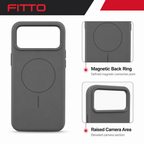 120 Pieces Silicone Magnetic Phone Cases with Raised Camera Protection for iPhone 13, Gray