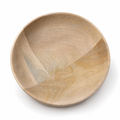 96 Pieces Wooden Serving Bowl, Round Tablewares Dish, 14 Inch