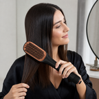 48 Pieces Hot Air Styling Brush, 2-in-1 Dryer and Styling Tool, Black and Copper, 1 Piece