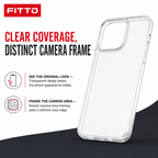 144 Pieces Crystal Clear Phone Cases with Raised Camera Frame for Specified Large-Format Smartphone Model