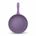 72 Pieces Granite-Coated Fry Pan 24 cm, Purple Round Skillet for Everyday Cooking
