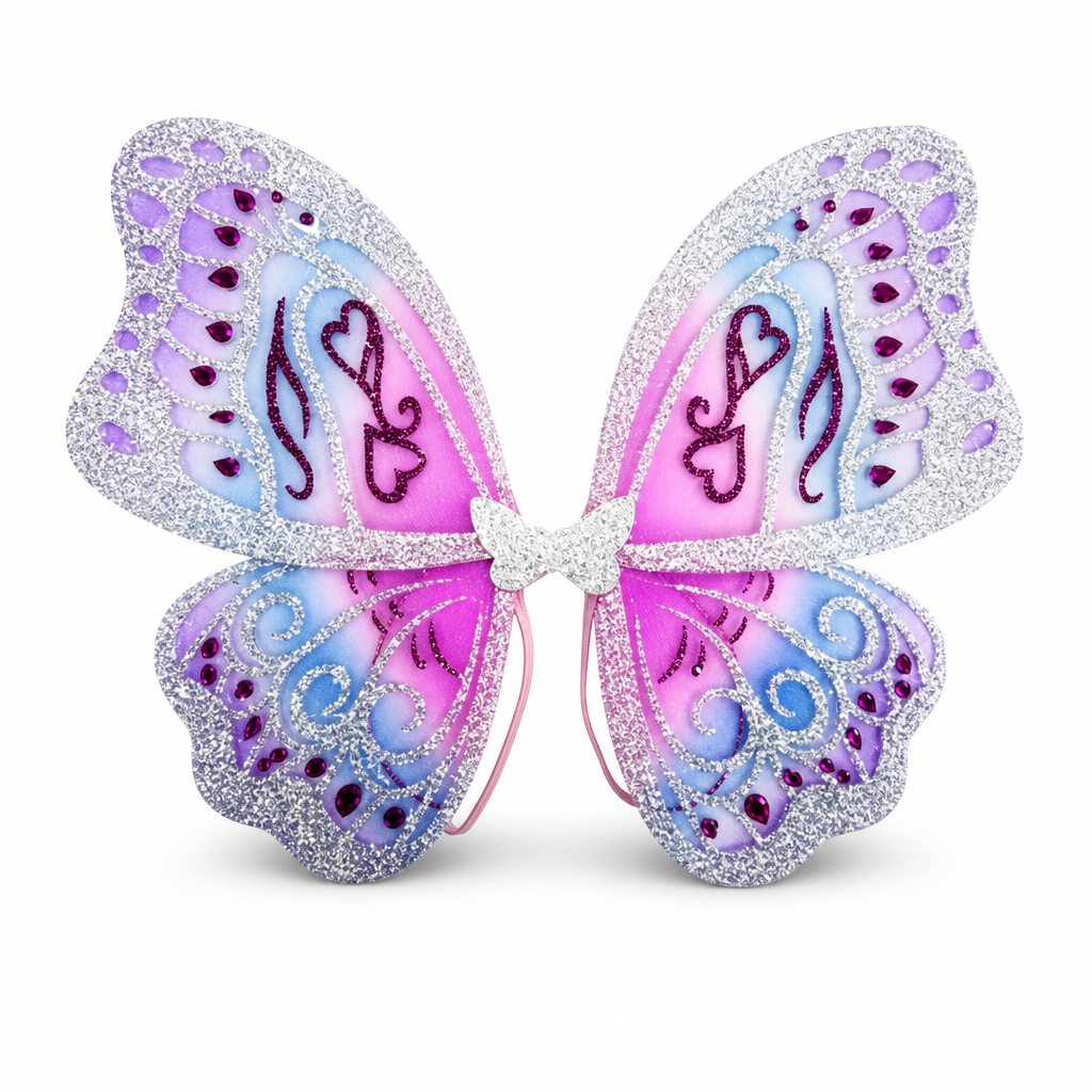 96 Pieces Assorted Colour Butterfly Wings Costumes Accessory, 45 x 42 cm, 1 Piece