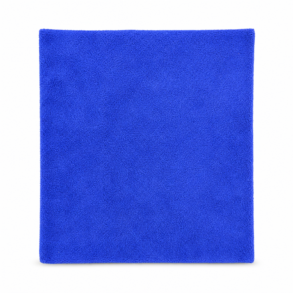 120 Pieces Microfiber Cleaning Cloth, No Stitching, 40 x 60 cm, Blue