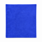 120 Pieces Microfiber Cleaning Cloth, No Stitching, 40 x 60 cm, Blue