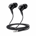 240 Pieces Wired Earphoneses 3.5mm Stereo In-Ear Audio Set CH-918, Black