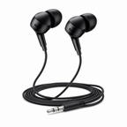 240 Pieces Wired Earphoneses 3.5mm Stereo In-Ear Audio Set CH-918, Black