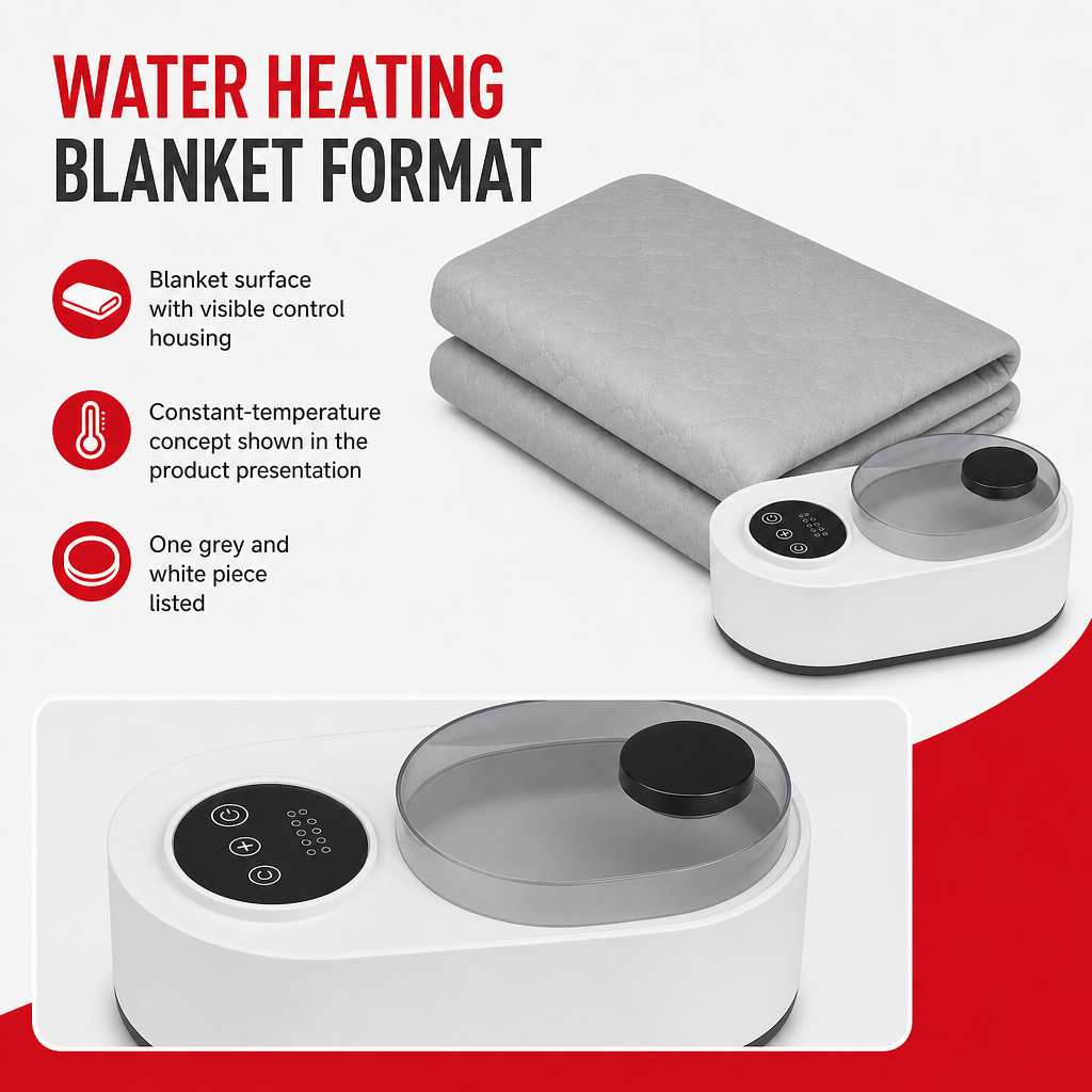 48 Pieces Constant-Temperature Water Heating Blankets, Grey and White, 1 Piece