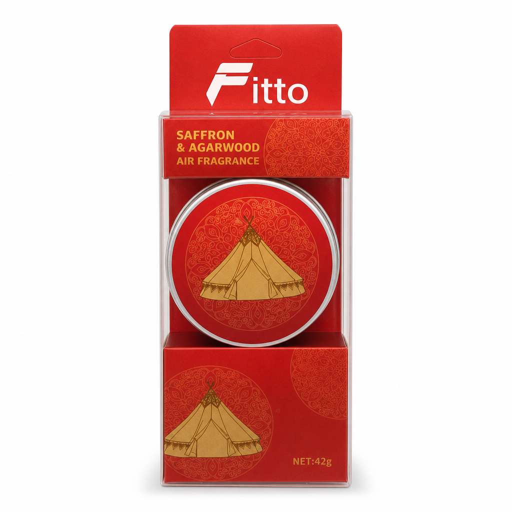 96 Pieces Car Air Fresheners, Saffron & Agarwood Scent, 42 g, Single Pack