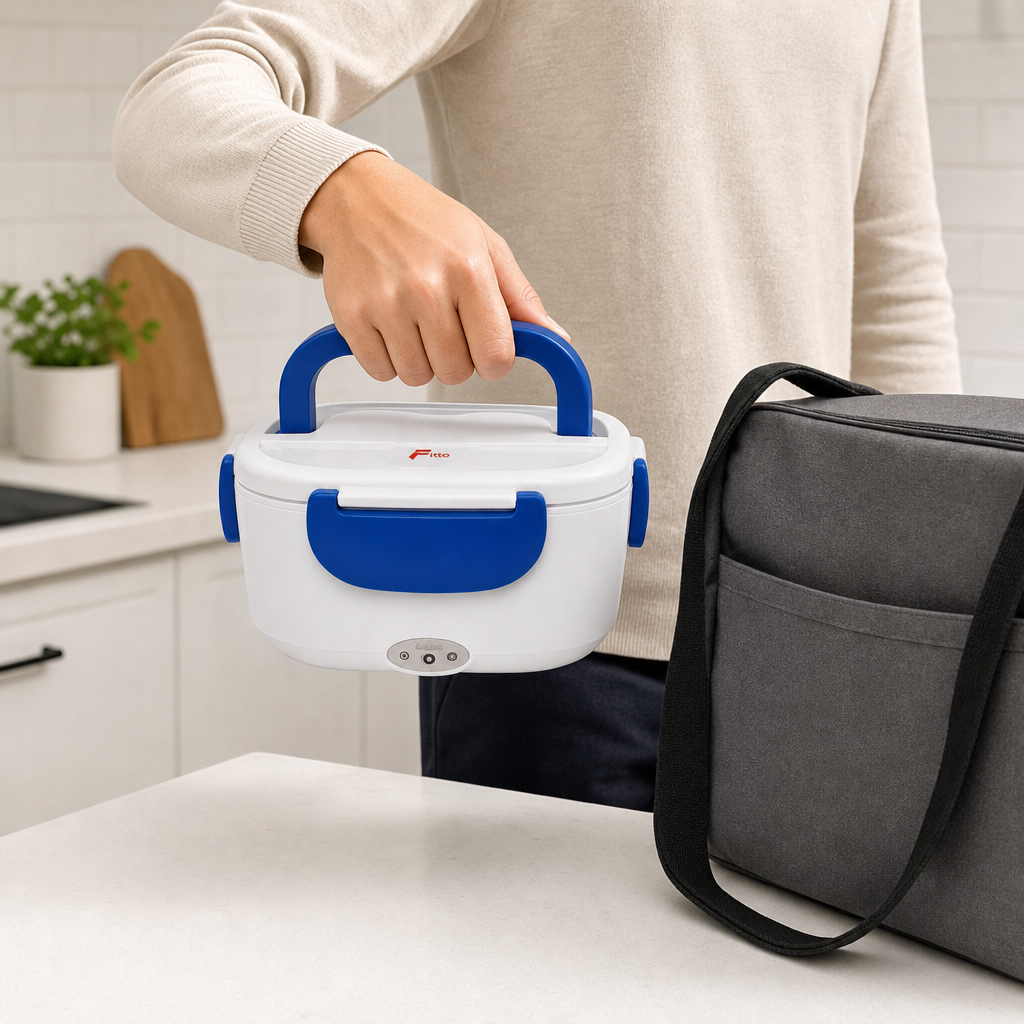 96 Pieces Electronic Lunch Boxes, Blue, 1 Piece, 22 x 20 x 15 cm