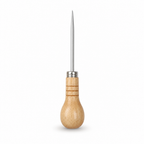 120 Pieces Wooden Handle Pointed Scratch Awl Bradawl Tool, 24 cm, Natural Wood and Silver, 1 Piece