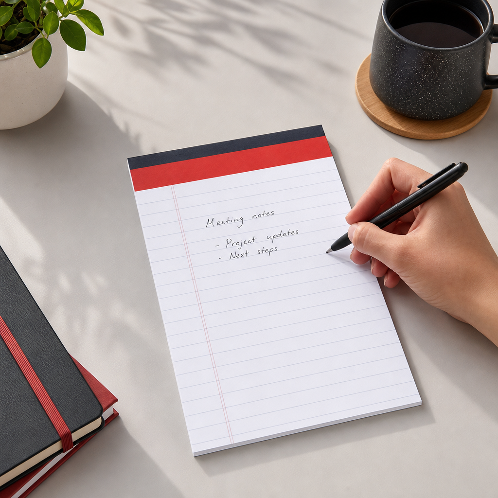 240 Pieces Single-Line Ruled Writing Pad, 5 x 8 Inch, 40 Sheets, 1 Piece
