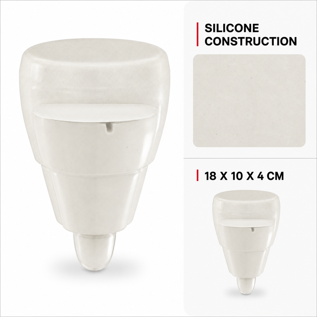 120 Pieces Silicone Door Stoppers, Off-White, 1 Piece