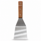 96 Pieces Stainless Steel Turner with Wooden Handle, 30.5 x 7.3 cm, 1 Piece