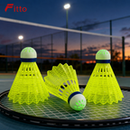 96 Pieces LED Shuttlecock Pack, 3-Piece Glow Badminton Birdies for Day or Night Play
