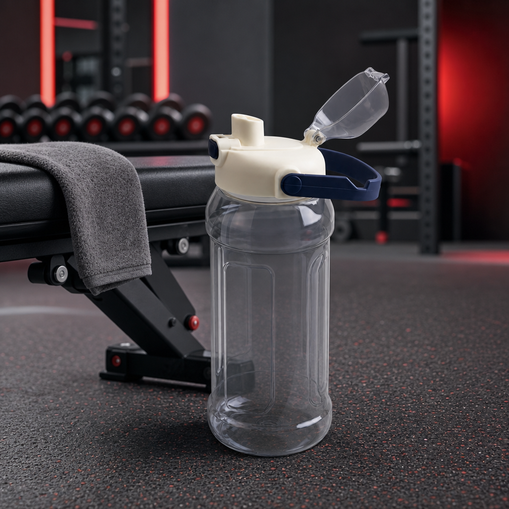 96 Pieces 1.5 Litre Sports Water Bottles with Flip-Top Lid and Carry Handle, Assorted Colour