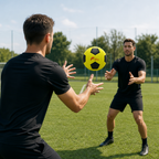72 Pieces Football Size 5, Classic Colour Panel Design, Single Ball for Practice and Recreational Play