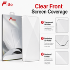 120 Pieces 5D HD Tempered Glass Screen Protectors for 17 Pro Max Smartphone, Borderless Dustproof Design