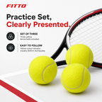 120 Pieces Tennis Balls, Yellow, 3 Pieces