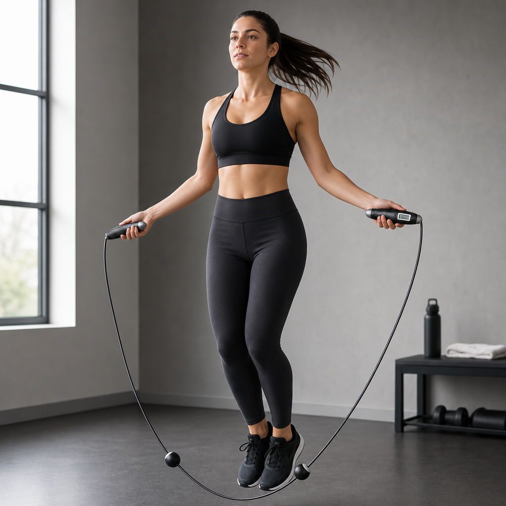 96 Pieces Digital Jump Ropes with LCD Counter for Cardio Training, Single Set